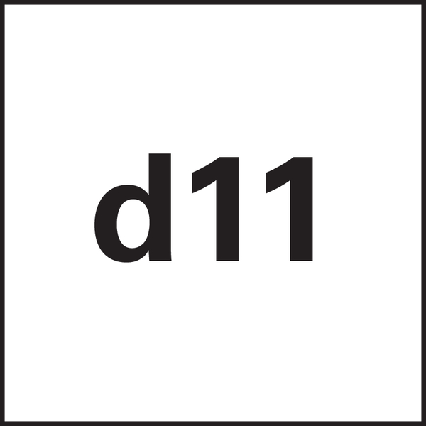 Toleranță Ø: d11